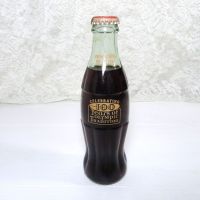 Celebrating 100 Years of Olympics Full Coke Bottle: Front - Click to enlarge