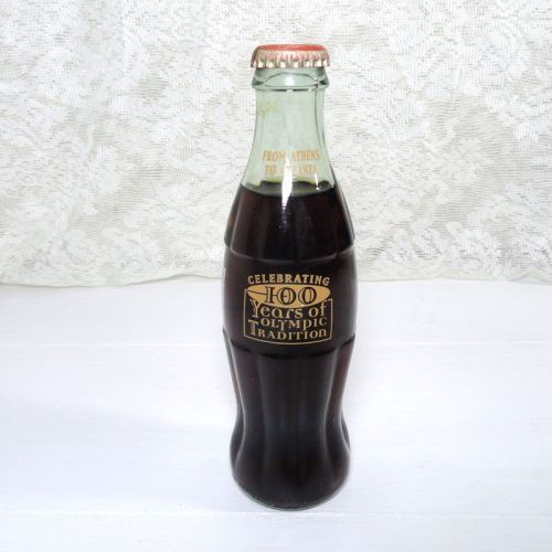 Celebrating 100 Years of Olympics Full Coke Bottle