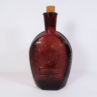 Wheaton Vintage Glass House Benjamin Franklin Bottle: With Cork - Click to enlarge