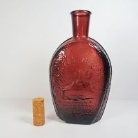 Wheaton Vintage Glass House Benjamin Franklin Bottle: Back - Click to enlarge
