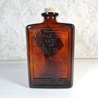 Brockway 1983 NSDA/INTERBEV Houston Texas Flask. Cork and numbered Certificate of Authenticity: Front View - Click to enlarge