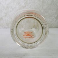 Vintage 1961 Stueber's Wausau Wis. quart pyro ACL glass milk bottle with a large Q with a checkmark thru it Quality Chekd : Inside View - Click to enlarge