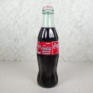 Nascar Cap 1999 The Coca Cola Racing Family. Full 8 oz. Coke Classic Soda Bottle: Front