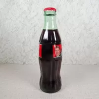 Jeff Burton Nascar No. 99 The Coca Cola Racing Family 1999. Full 8 oz. Coke Classic Soda Bottle: Side - Click to enlarge