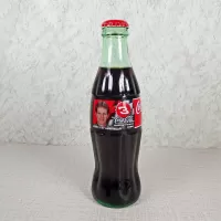 Dale Earnhardt Jr Nascar No. 3 The Coca Cola Racing Family 1999. Full 8 oz. Coke Classic Soda Bottle: Front - Click to enlarge