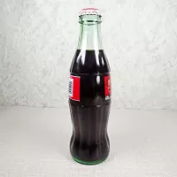 Dale Earnhardt Sr Nascar No. 3 The Coca Cola Racing Family 1999. Full 8 oz. Coke Classic Soda Bottle: Side - Click to enlarge