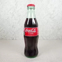 Bobby Labonte Nascar No. 18 Coca Cola Racing Family 1999 full 8 oz Coke Classic Bottle: Coca Cola Classic - Click to enlarge