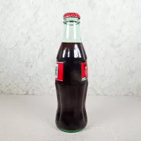 Bobby Labonte Nascar No. 18 Coca Cola Racing Family 1999 full 8 oz Coke Classic Bottle: Side - Click to enlarge