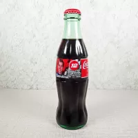 Jeremy Mayfield Nascar No. 12 The Coca Cola Racing Family 1999. Full 8 oz. Coke Classic Soda Bottle: Front - Click to enlarge