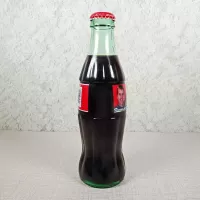 Jeremy Mayfield Nascar No. 12 The Coca Cola Racing Family 1999. Full 8 oz. Coke Classic Soda Bottle: Side - Click to enlarge