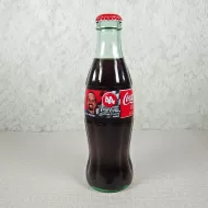 Kyle Petty Nascar No. 44 Coca Cola Racing Family 1999 full 8 oz Coke Classic Bottle: Front