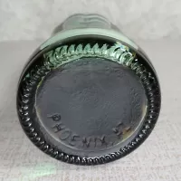 Phoenix Arizona vintage 8 oz full hobbleskirt no refill Coke bottle. Red Coca Cola Classic cap: Bottom - Click to enlarge