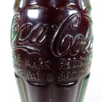 Tempe Arizona vintage 6 oz full hobbleskirt Coke bottle with Red Coca Cola Classic cap: patD - Click to enlarge