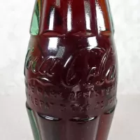 Jacksonville Florida vintage 8 oz full hobbleskirt no refill Coke bottle with Coca Cola Classic cap: patD - Click to enlarge