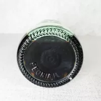 Peoria Illinois vintage 8 oz full hobbleskirt no refill Coke bottle with Coca Cola Classic cap: Bottom - Click to enlarge