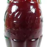 New Orleans Louisiana vintage 8 oz full hobbleskirt no refill Coke bottle with Coca Cola Classic cap: Contents - Click to enlarge