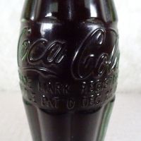 Scottsbluff Nebraska vintage 6 oz full hobbleskirt Coke bottle with red Coca Cola Classic cap: patD - Click to enlarge
