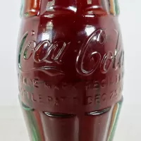 Austin Texas vintage 8 oz full hobbleskirt no refill Coke bottle with Coca Cola Classic cap: patD - Click to enlarge