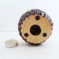 Bears in the Woods Round Ceramic Tealight Candle Holder - Click to enlarge