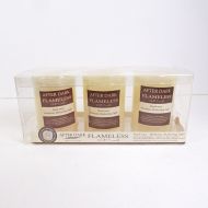 LED Real Wax Flameless Flickering Pillar Candles 3 Pack