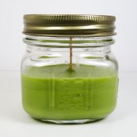 Apple Pie 3.75 oz. Scented Candle in a Glass Mason Jar - Click to enlarge