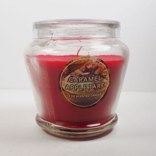 Caramel Apple Tart 3 oz. Scented Candle Glass Container