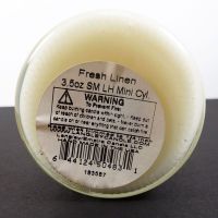 Fresh Linen 3.5 oz. Scented Candle in Glass Jar - Click to enlarge