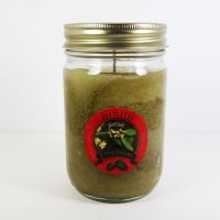 Mistletoe 8 oz. Scented Candle in a Glass Jar - Click to enlarge