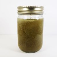 Mistletoe 8 oz. Scented Candle in a Glass Jar - Click to enlarge