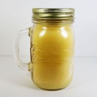 French Vanilla Scented Candle in Large Glass Mug - Click to enlarge