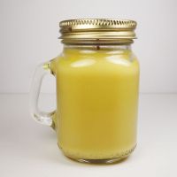French Vanilla Scented Candle in Small Glass Mug - Click to enlarge