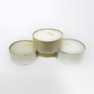 Three Unscented Tealight Candles