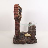 Tarantulas on a Crumbling Old Brick Wall Candle Warmer - Click to enlarge
