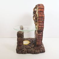 Tarantulas on a Crumbling Old Brick Wall Candle Warmer - Click to enlarge
