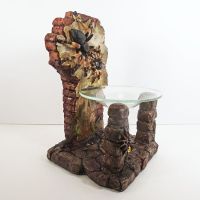 Tarantulas on a Crumbling Old Brick Wall Candle Warmer - Click to enlarge
