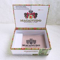 Macanudo Montego Y Cia Empty Wood Cigar Box with Paper Covering: Inside View - Click to enlarge