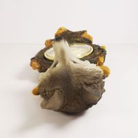 Wolf Head Polyresin Figurine Quartz Table Clock - Click to enlarge