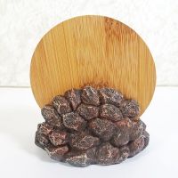 Motorcycle Figurine and Bamboo Coasters Set - Click to enlarge