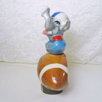 Vintage Jim Beam Decanter 1972 Republican Elephant on Football Left - Click to enlarge