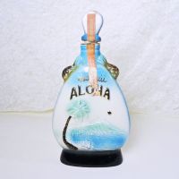 Jim Beam Decanter 1971 Aloha Hawaii King Kamehameha Back - Click to enlarge