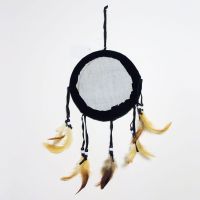 Dream Catcher a lone eagle soaring above the treetops. Dreamcatcher Wall Hanging: Back View - Click to enlarge