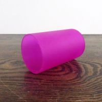 Hot Pink glass lighting tube for our electric oil warmers: Side - Click to enlarge