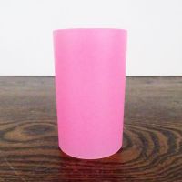 Pink glass lighting tube for our electric oil warmers: Back - Click to enlarge