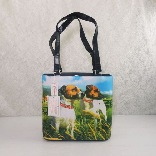 Jack Russell Terriers Dog Bucket Style Shoulder Tote Bag Front
