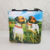 Jack Russell Terriers Dog Bucket Style Shoulder Tote Bag Back - Click to enlarge