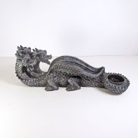 Three Headed Dragon Figurine Incense Burner Holder - Click to enlarge