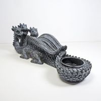 Three Headed Dragon Figurine Incense Burner Holder - Click to enlarge