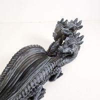 Three Headed Dragon Figurine Incense Burner Holder - Click to enlarge