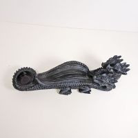 Three Headed Dragon Figurine Incense Burner Holder - Click to enlarge