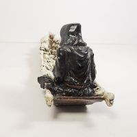 Grim Reaper in Boat of Skulls Incense Burner Holder - Click to enlarge
